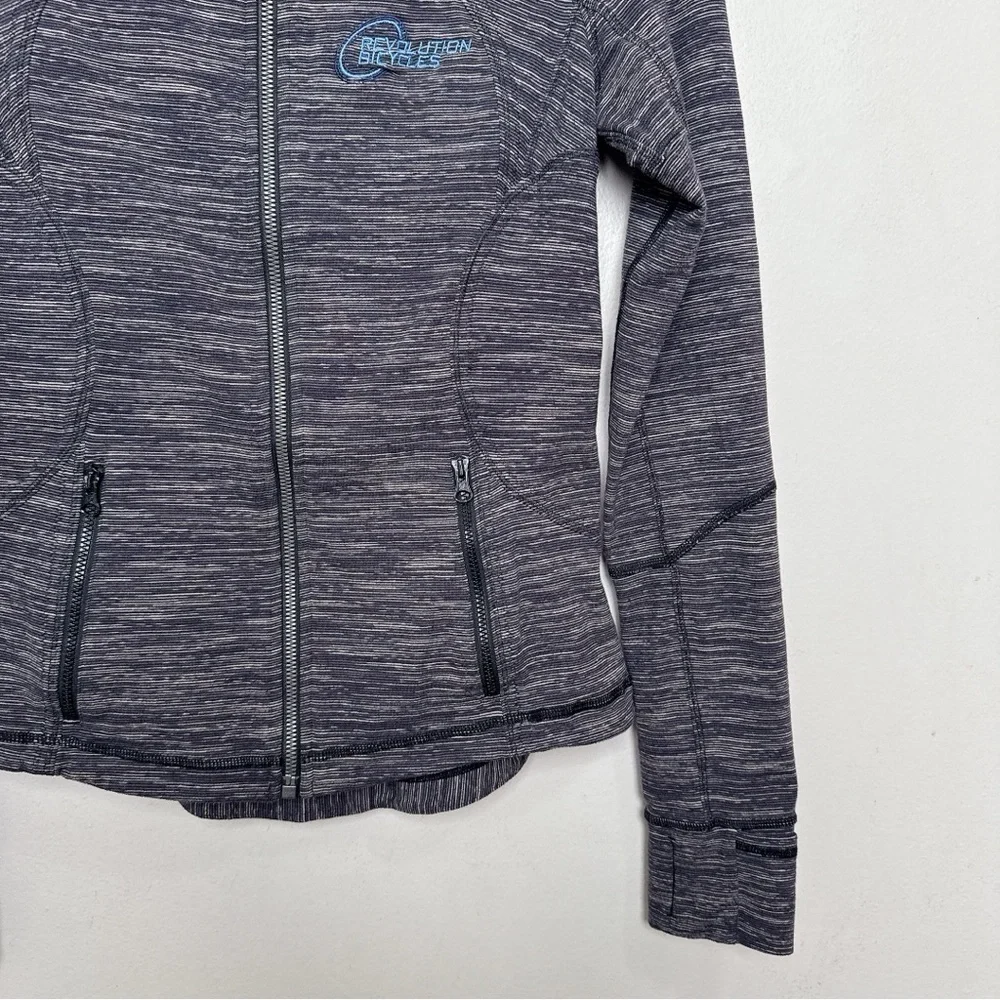 Lululemon Womens 6 Space Dye Active Track Jacket